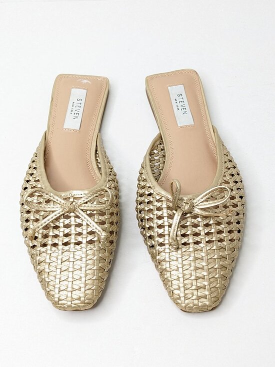Steven New York Shoes - Steven New York Celeste Mules, Gold, Women's 7